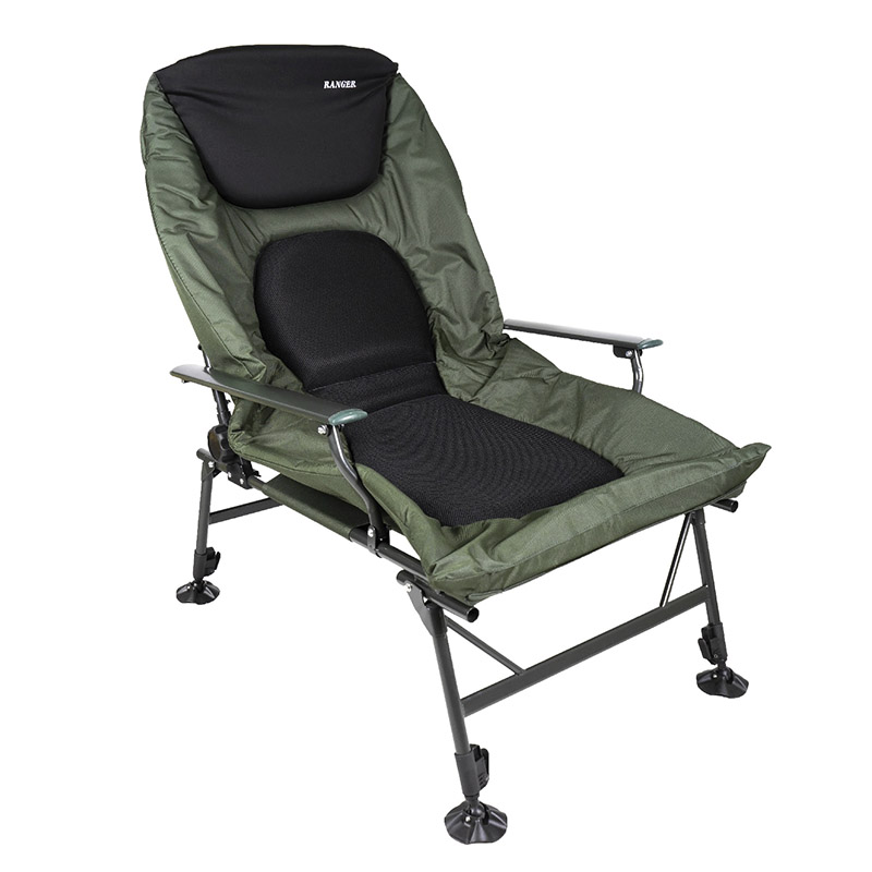 Крісло-ліжко складне коропове Ranger SL-106 (2080х990х720мм), зелене