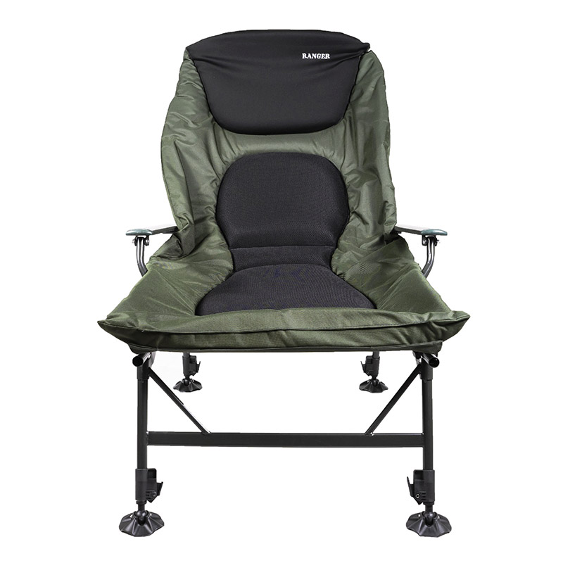 Крісло-ліжко складне коропове Ranger SL-106 (2080х990х720мм), зелене