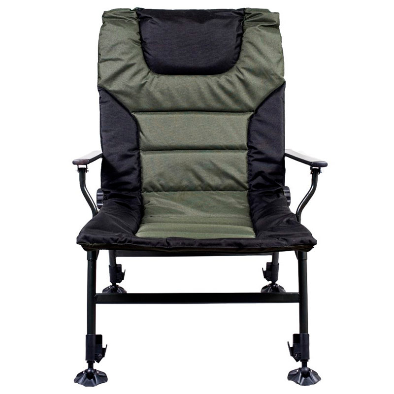 Крісло-ліжко складне коропове Ranger SL-105 Wide Carp, з підставкою (990х1430х720мм), зелене