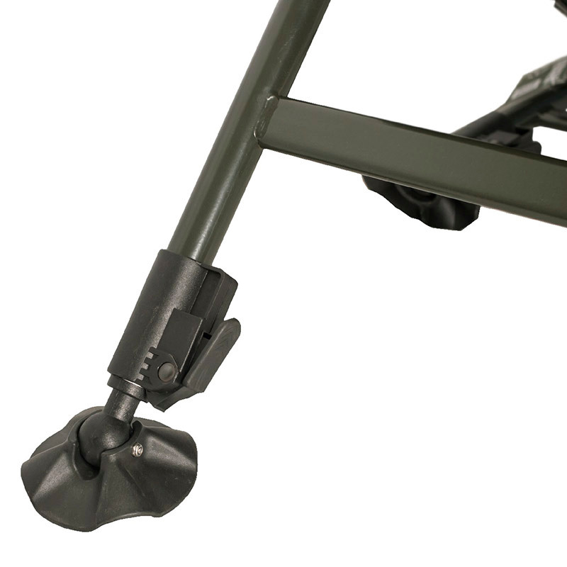 Крісло-ліжко складне коропове Ranger SL-105 Wide Carp, з підставкою (990х1430х720мм), зелене
