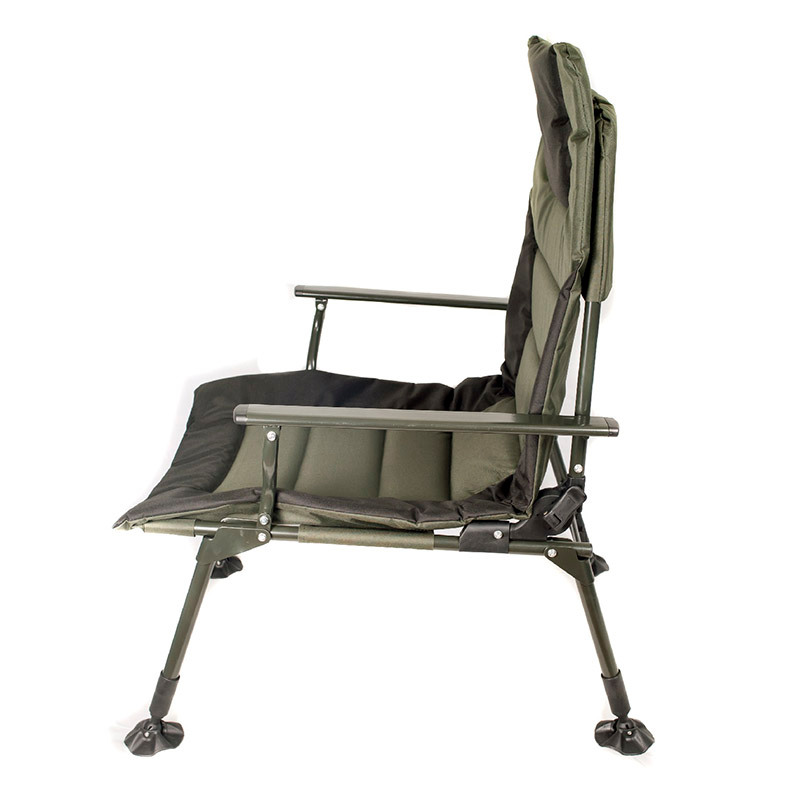 Крісло-ліжко складне коропове Ranger SL-105 Wide Carp, з підставкою (990х1430х720мм), зелене