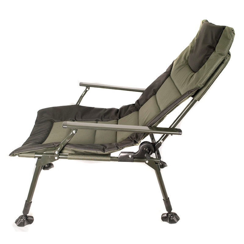 Крісло-ліжко складне коропове Ranger SL-105 Wide Carp, з підставкою (990х1430х720мм), зелене