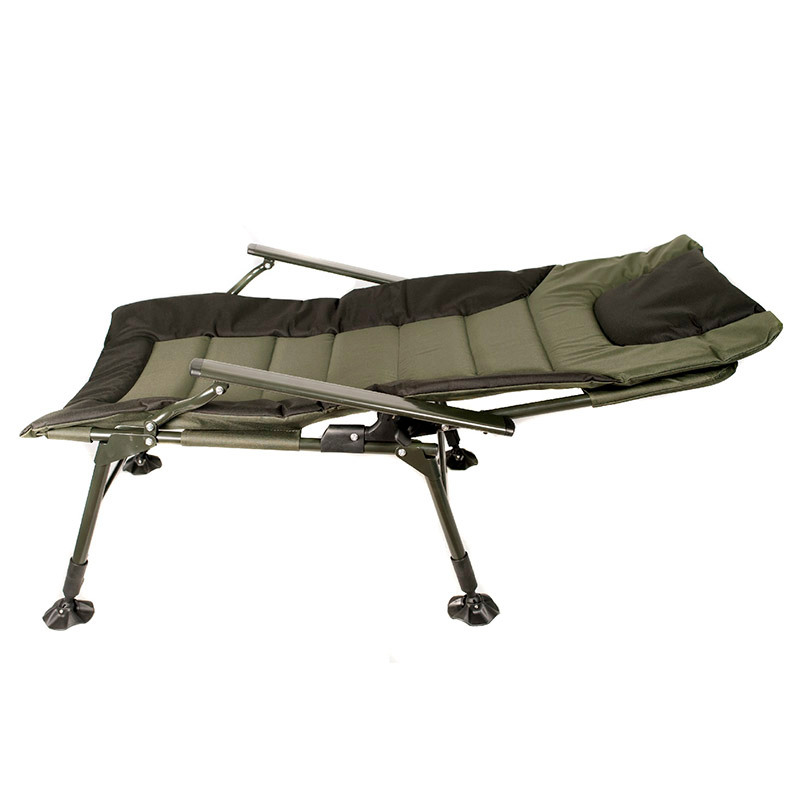 Крісло-ліжко складне коропове Ranger SL-105 Wide Carp, з підставкою (990х1430х720мм), зелене