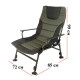 Крісло-ліжко складне коропове Ranger SL-105 Wide Carp, з підставкою (990х1430х720мм), зелене