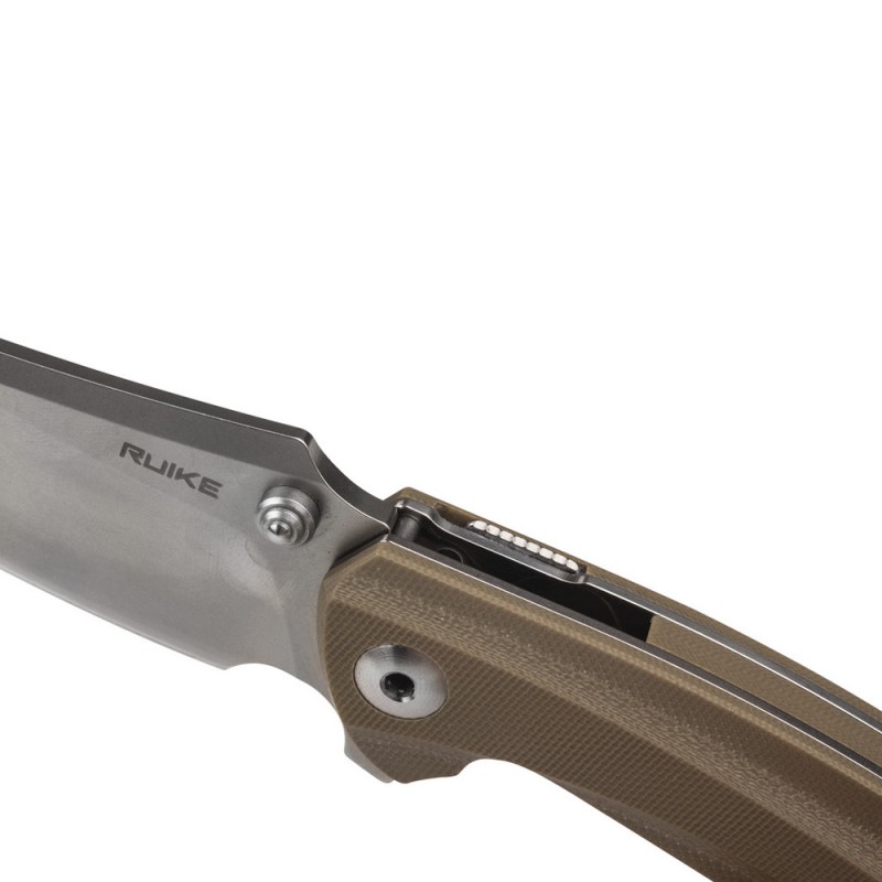 Ніж складаний Ruike P155-W (довжина: 213мм, лезо: 90мм), пісочний