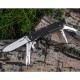 Ніж складаний, мультитул Ruike Trekker LD31-B (114мм, 18 функцій), чорний