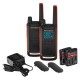 Рація Motorola Talkabout T82 Twin Pack (0.5W, UHF, 446 MHz, до 10 км, 16 каналів, АКБ), 2шт, чорна