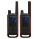 Рація Motorola Talkabout T82 Twin Pack (0.5W, UHF, 446 MHz, до 10 км, 16 каналів, АКБ), 2шт, чорна