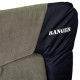 Крісло складне коропове Ranger Strong SL-107 (1040-1150x970x700мм), чорно-оливкове