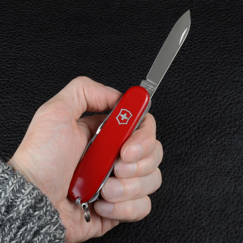 Ніж складаний, мультитул Victorinox Huntsman (91мм, 15 функцій), червоний 1.3713