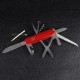 Ніж складаний, мультитул Victorinox Huntsman (91мм, 15 функцій), червоний 1.3713