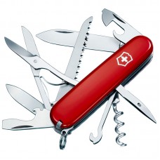Ніж складаний, мультитул Victorinox Huntsman (91мм, 15 функцій), червоний 1.3713