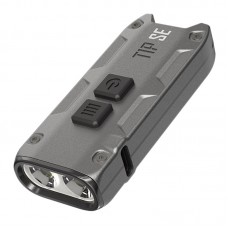 Фонарь наключный Nitecore TIP SE (2xOSRAM P8, 700 люмен, 4 режима, USB Type-C), серый