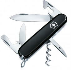 Ніж складаний, мультитул Victorinox Spartan (91мм, 12 функцій), чорний 1.3603.3
