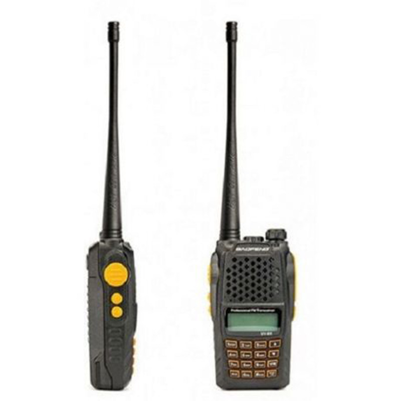 Рація Baofeng UV-6R (5W, VHF/UHF, 136-174, 400-470 MHz, до 16 км, 128 каналів, АКБ), чорна
