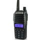 Рація Baofeng UV-82 Forest (5W, VHF/UHF, 136-174/400-480MHz, до 16км, 128 каналів, АКБ), 2шт, чорна
