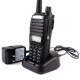 Рація Baofeng UV-82 Forest (5W, VHF/UHF, 136-174/400-480MHz, до 16км, 128 каналів, АКБ), 2шт, чорна