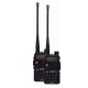 Рація Baofeng UV-5R Forest (5W, VHF/UHF, 136-174, 400-470MHz, до 5км, 128 каналів, АКБ), 2шт, чорна