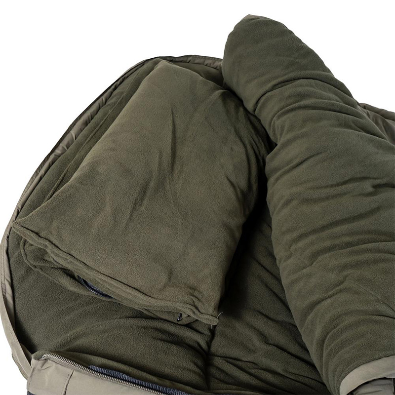 Розкладачка коропова + спальний мішок Ranger BED 85 Kingsize Sleep (2060x895x410/570мм), оливкова