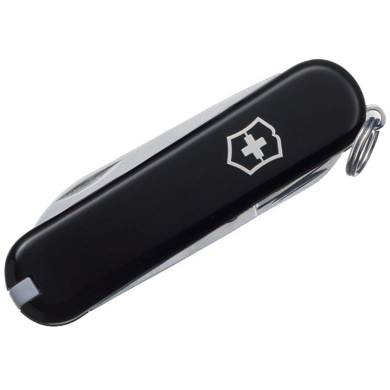 Ніж складаний, мультитул Victorinox Classic SD (58мм, 7 функцій), чорний, блістер, 0.6223.3B1