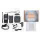 Рація Baofeng T-57 (5W, FM, VHF, UHF, до 16 км, 128 каналів, АКБ), чорна