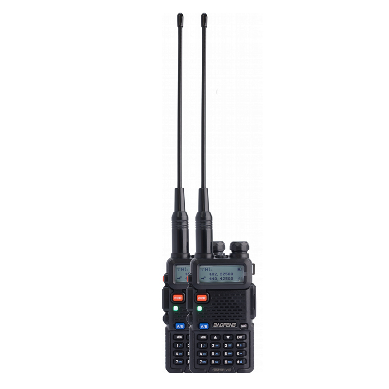 Рація Baofeng DM-5R Forest (5W, VHF, UHF, 136-174, 400-480MHz, до 16км, 512 канал., АКБ), 2шт, чорна