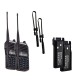 Рація Baofeng UV-82 Tactical (5W, VHF, UHF, 136-174,400-480MHz, до 16км, 128 канал., АКБ), 2шт, чорна