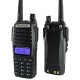 Рація Baofeng UV-82 Tourism (5W, VHF, UHF, 136-174,400-480MHz, до 16км, 128 каналів, АКБ), 2шт, чорна