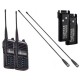 Рація Baofeng UV-82 Tourism (5W, VHF, UHF, 136-174,400-480MHz, до 16км, 128 каналів, АКБ), 2шт, чорна