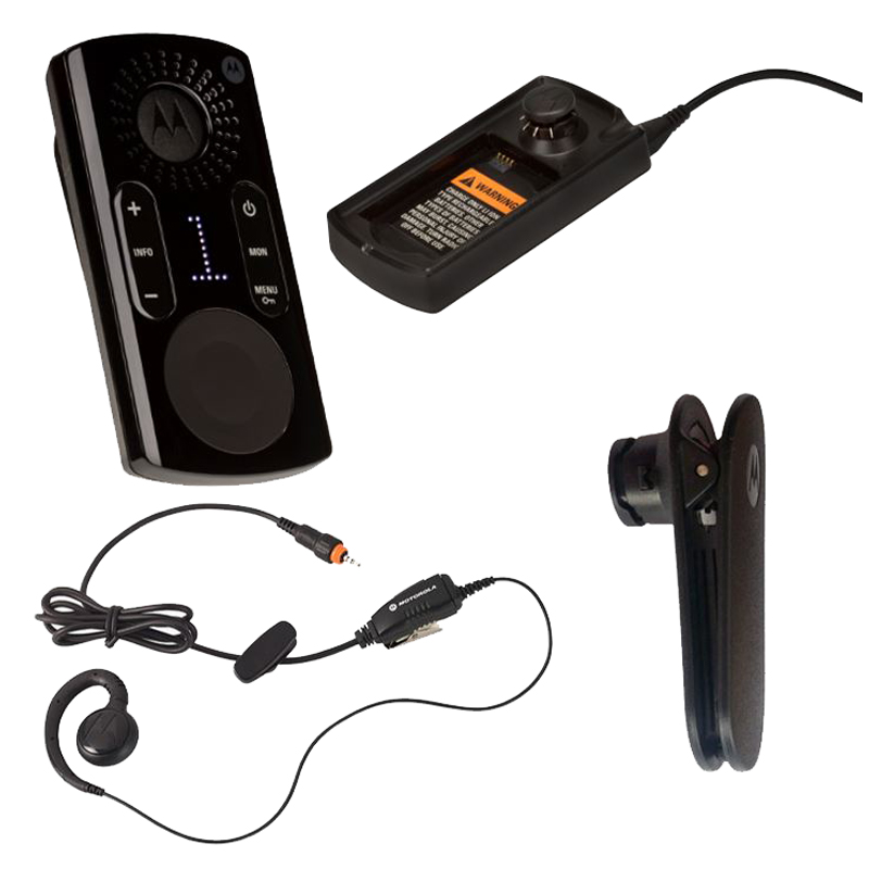 Рація Motorola CLK446 Wired Emea (0,5W, PMR446, 446MHz, до 9 км, 8 каналів, АКБ), чорна