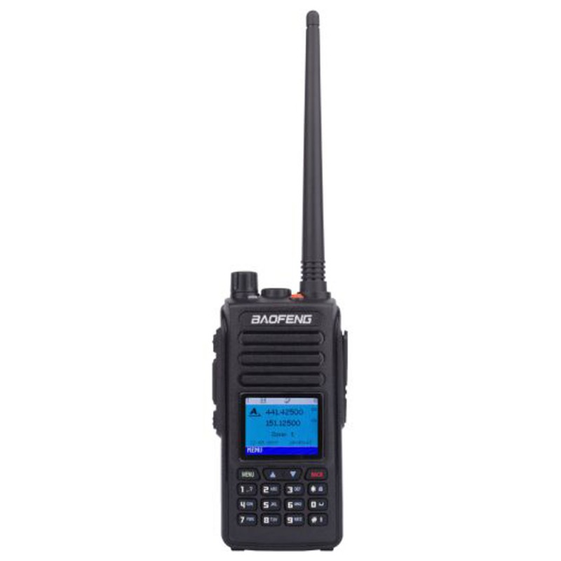 Рація цифрова з GPS Baofeng DM-1702 (5W, VHF, UHF, 136-174,400-480MHz, до 16км, 128 каналів, АКБ), чорна