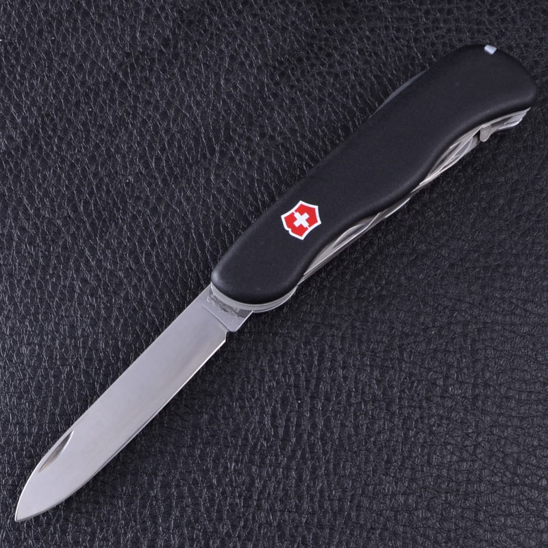 Нож складной, мультитул Victorinox Outrider (111мм, 14 функций), черный 0.9023.3
