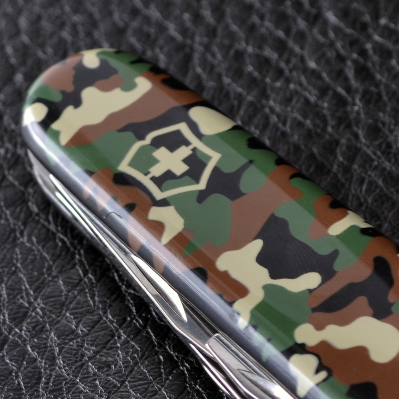 Ніж складаний, мультитул Victorinox Spartan (91мм, 12 функцій), камуфляж 1.3603.94