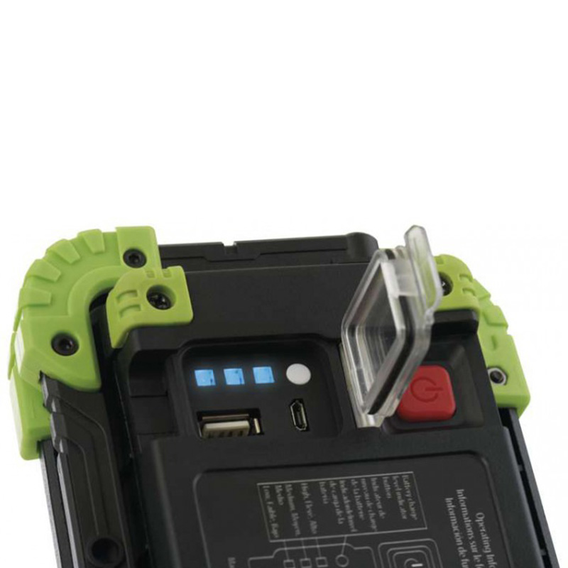2в1 - Ліхтар прожектор кемпінговий + Power Bank Emos P4534 (COB, 600 люмен, 2 режими, USB)