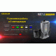 Мини сигнальный налобный фонарь Nitecore NU07 LE