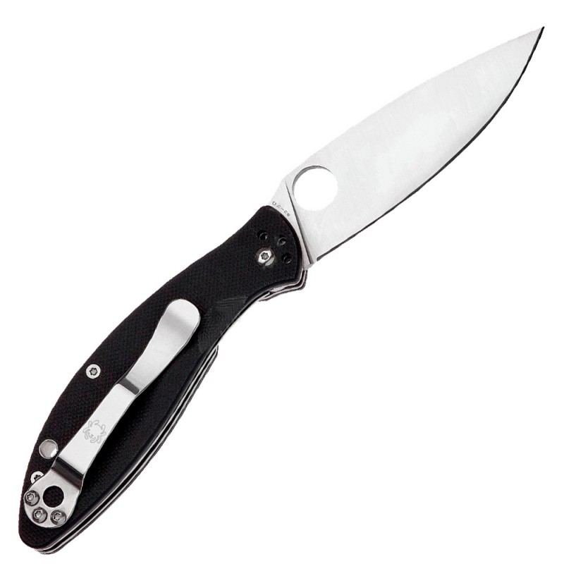 Ніж складаний Spyderco Astute (довжина: 175мм, 77мм), чорний