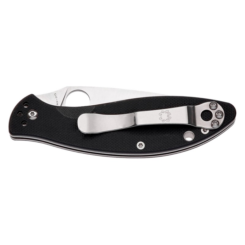 Ніж складаний Spyderco Astute (довжина: 175мм, 77мм), чорний