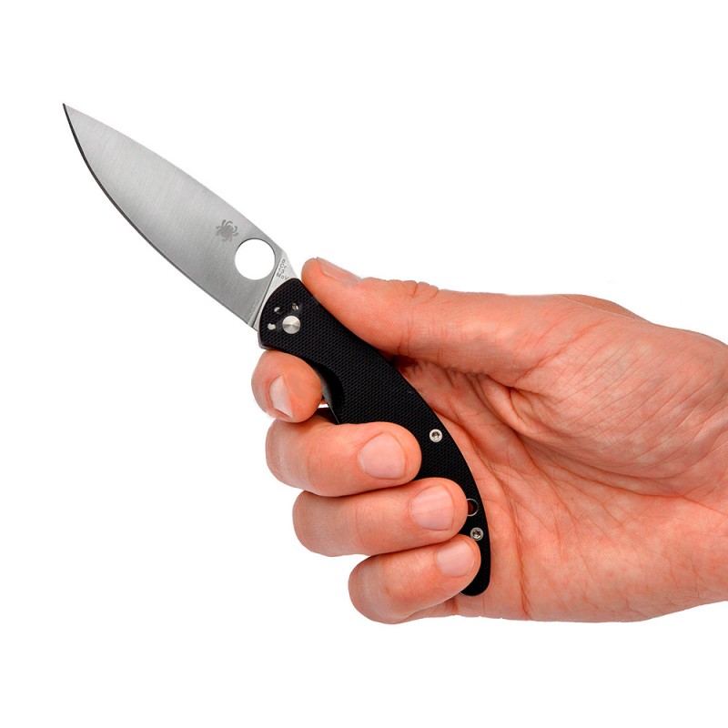 Ніж складаний Spyderco Astute (довжина: 175мм, 77мм), чорний