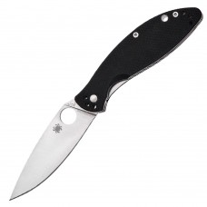 Нож складной Spyderco Astute (длина: 175мм, 77мм), черный