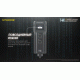 Надпотужний, EDC ліхтар з OLED дисплеєм Nitecore T4K (USB Type-C)