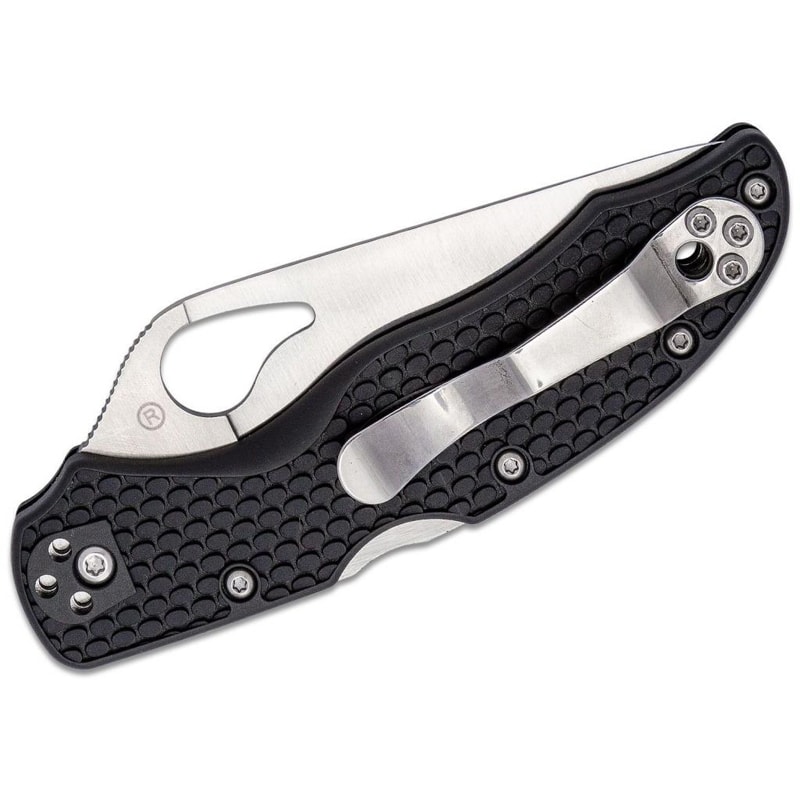 Ніж складаний Spyderco Byrd Harrier 2 (довжина: 194мм, лезо: 85мм), чорний FRN