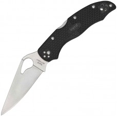 Нож складной Spyderco Byrd Harrier 2 (длина: 194мм, лезвие: 85мм), черный FRN