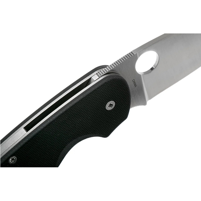 Ніж складаний Spyderco Emphasis (довжина: 211мм, лезо: 91мм), чорний