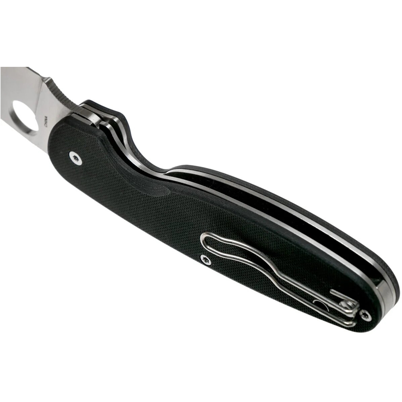 Ніж складаний Spyderco Emphasis (довжина: 211мм, лезо: 91мм), чорний