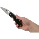 Ніж складаний Spyderco Emphasis (довжина: 211мм, лезо: 91мм), чорний