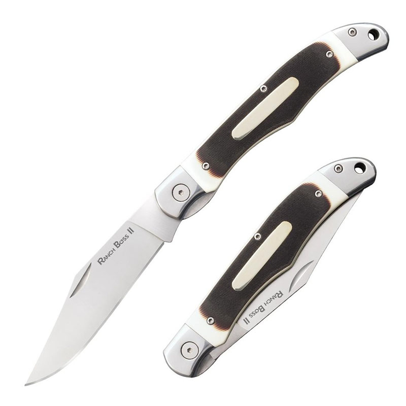 Ніж складаний Cold Steel Ranch Boss II (довжина: 235мм, лезо: 102мм), чорний