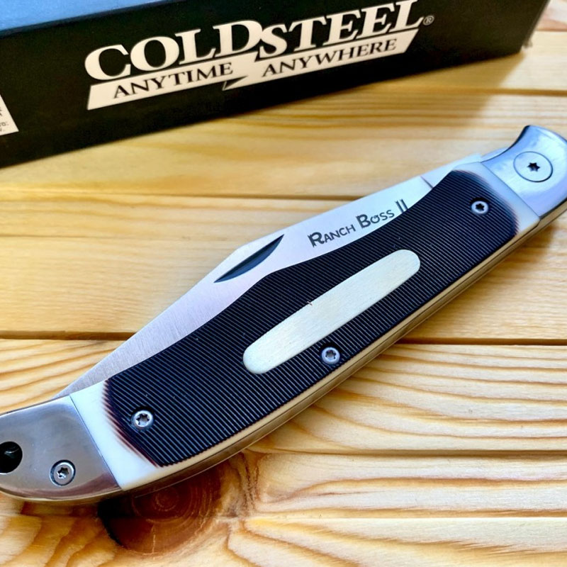 Ніж складаний Cold Steel Ranch Boss II (довжина: 235мм, лезо: 102мм), чорний