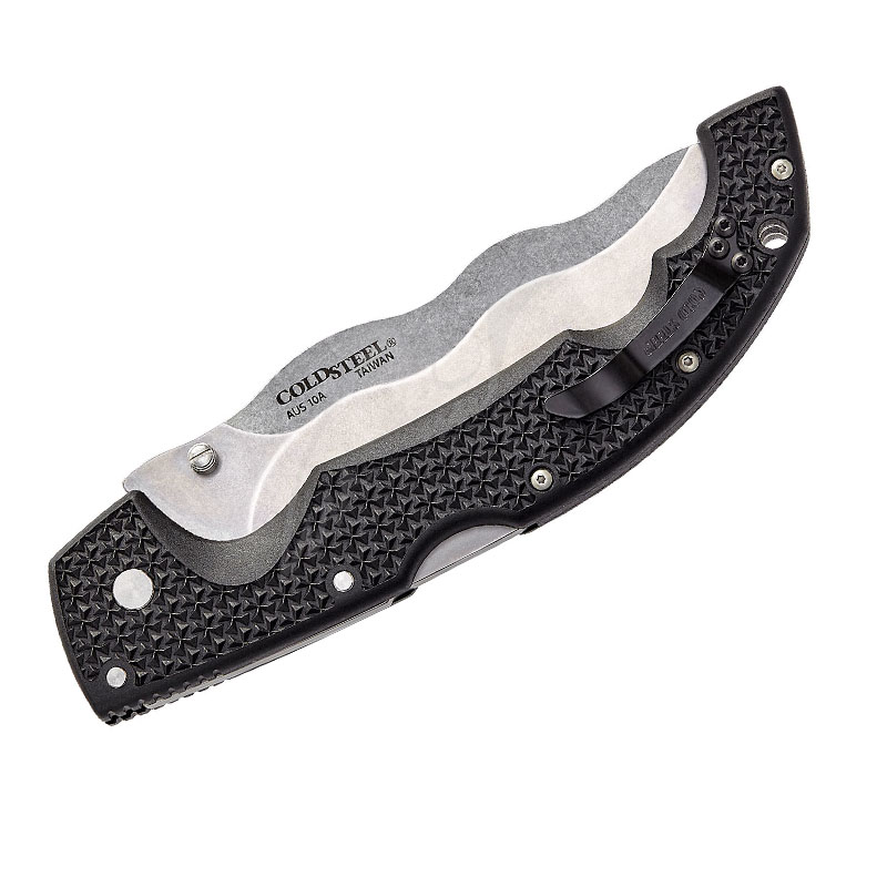 Ніж складаний Cold Steel Voyager XL Kris Blade (довжина: 311мм, лезо: 140мм), чорний