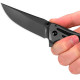 Ніж складаний Kershaw Duojet (довжина: 197мм, лезо: 83мм), чорний