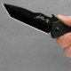Ніж складаний Kershaw CQC-8K (довжина: 206мм, лезо: 89мм, чорне), чорний